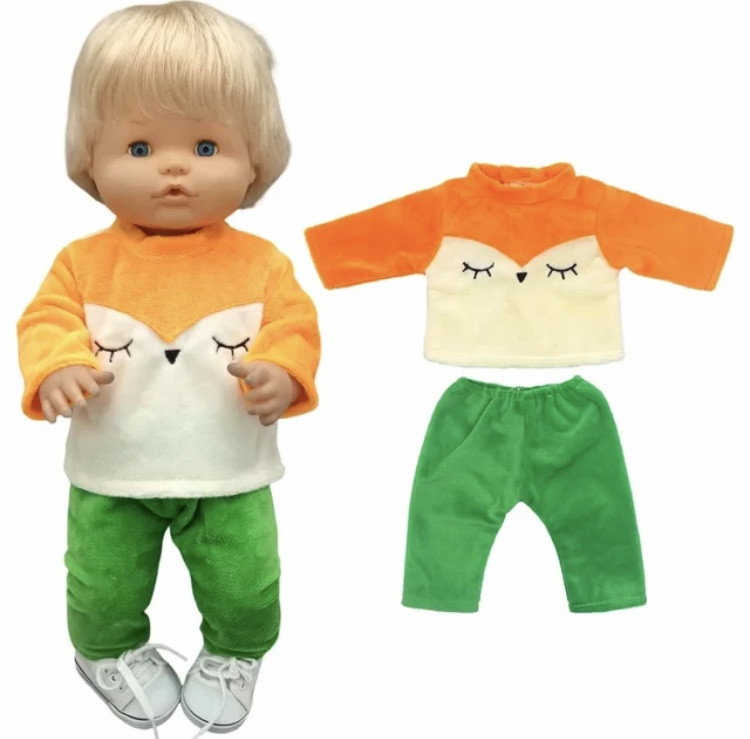 Одяг для ляльки пупса My Little Baby Лисичка