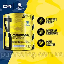 Передтренувальний комплекс Cellucor C4 Original X Wounded Warrior Project Pre Workout 186 г (30 порц.), фото 2