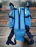 Рюкзак-переноска для дітей Womar (Zaffiro) GLOBETROTER No7 excluzive Original блакитний, фото 5