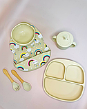 Посуд для першого прикорму силіконовий 6 предметов! + ПОДАРУНОК, фото 8