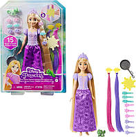 Mattel Disney Princess, кукла Рапунцель с наращенными волосами и элементами для укладки