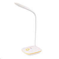 Лампа настольная MASTERTOOL 125х100х350 мм COB LED USB 3xAA ABS White (94-0814)