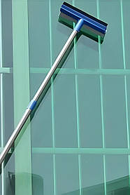 Швабра-скребок для миття вікон, підлог 85*20 см телескопічна ручка