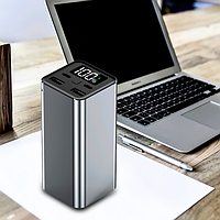 Повербанк Power Bank 50000 mAh с дисплеем быстрая зарядка ViaKing LapTop