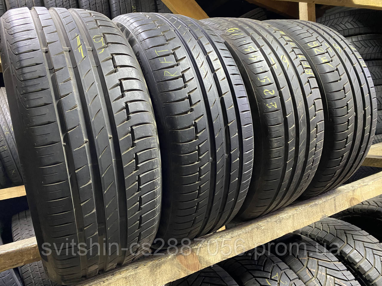 Шини Літо 225/45R19 Continental PremiumContact6 RFT 2019рік 6,5-7мм