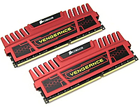 Оперативная память б/у DDR3 8GB (2x4gb kit) Corsair Vengeance CMZ8GX3M2A1600C9R 1600MHz PC3-12800 Гарантия!