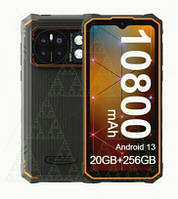 Смартфон защищенный, влагостойкий для военных ВСУ ЗСУ на 2 сим Hotwav Cyber 13 pro 12/256Гб Orange