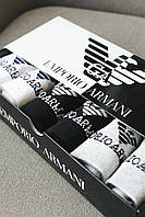 Набор мужских носков (one size) в фирменной коробке | 6 пар Armani Armani