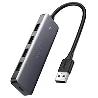 USB HUB UGREEN CM219 4-Port USB 3.0 Hub + Powered by Micro USB, Metal Plated Shell Ultra Slim (50985)