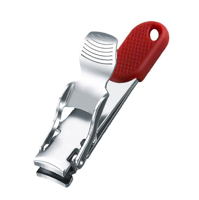 Складні міні-кусачки для нігтів Jian Xing Кніпсер Манікюрні щипці Червоний (KG-11520), фото 1