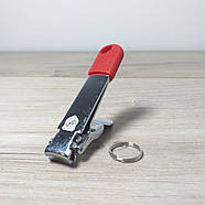 Складні міні-кусачки для нігтів Jian Xing Кніпсер Манікюрні щипці Червоний (KG-11520), фото 5