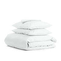 Комплект полуторного постельного белья Cosas SNOW Ранфорс 160х220 см Белый