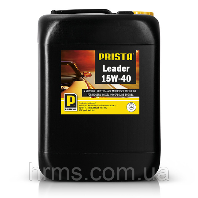 Масло моторне 15W-40 Prista Leader 15W-40 каністра 20 л // A3/B3 // SL/CF