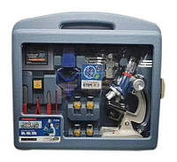 Дитячий мікроскоп BG 019 підсвітка, від батарейок, підставка для телефона, інструменти, аксесуари у валізі