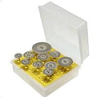 Набір дисків алмазних відрізних для гравера, дриля 16-40 мм (10 шт.) Domast