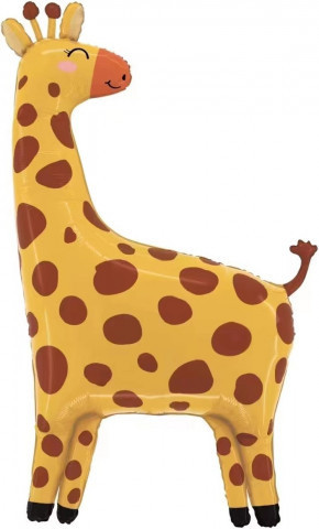 China Веселий Жираф великий фольгована фігура 59*89 см — В УП MrShar