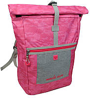 Женский рюкзак Rolltop Uncle Sam 41х31х17 см Розовый (IAN313561)