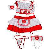 Рольовий костюм медсестрички з підв'язками для панчох S-M – Рольові костюми, фото 8