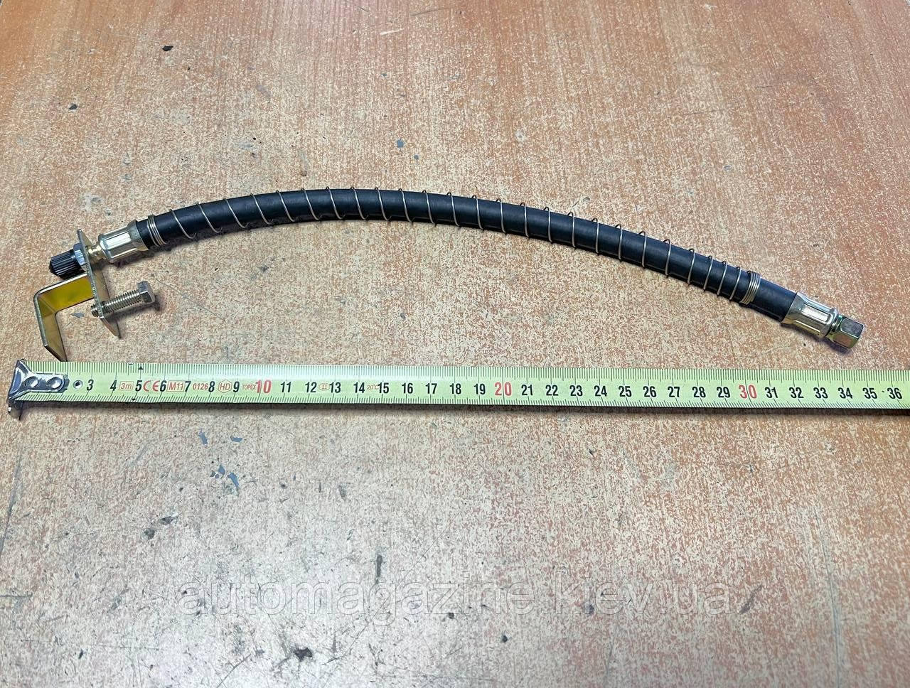 Подовжувач вентиля підкачки колеса ГАЗ, ЗІЛ, Камаз (з кронштейном), фото 1