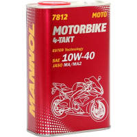 Моторна олива Mannol MOTORBIKE 4-TAKT 1л Metal 10W-40 (MN7812-1ME)