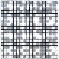 Самоклеющаяся алюминиевая плитка серебряная мозаика со стразами 300х300х3мм SW-00001824 (D) Sticker Wall