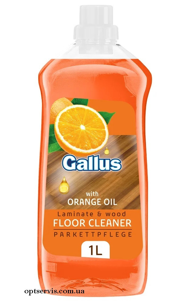 Засіб для миття паркету та ламінату Gallus з апельсиновою олією 1 л