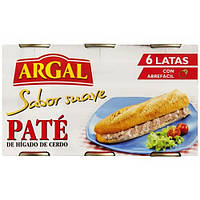 Паштет печеночный Argal sabor suave pate higado de cerdo 6 х 83 г.