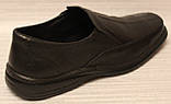 Чоловічі туфлі шкіряні чорні від виробника модель ВОЛ23-16, фото 5
