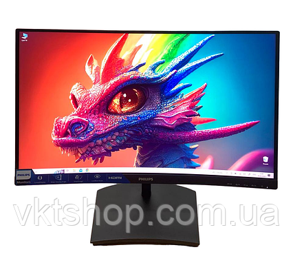 Монітор 23.6'' PHILIPS 241E1SC VA FullHD б.в, фото 2