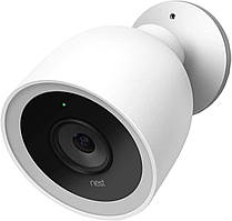 Сток,Google Nest NC4100GB Зовнішня камера відеоспостереження Nest Cam IQ, білий колір, 1 шт. (Упаковка з 1 шт.)