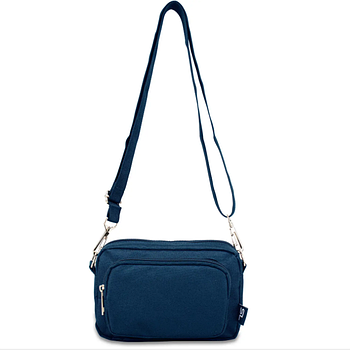 Стильна Компактна Сумка через плече Semi Line 1.5 Blue (L2044-2) Польща