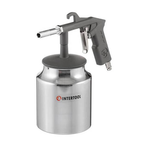 Пістолет піскоструменевий пневматичний Intertool PT-0705, фото 1