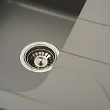 Кухонна мийка Platinum 7850 VERONA гранітна матова з кріпленням, 78x50 см, Сірий металік (000025158), фото 4