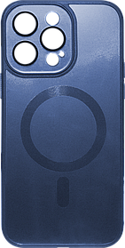 Накладка iPhone 14 Pro deep navy Sapphire Glass MagSafe