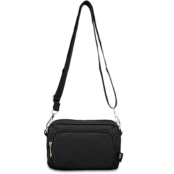 Стильна Компактна Сумка через плече Semi Line 1.5 Black (L2044-1) Польща