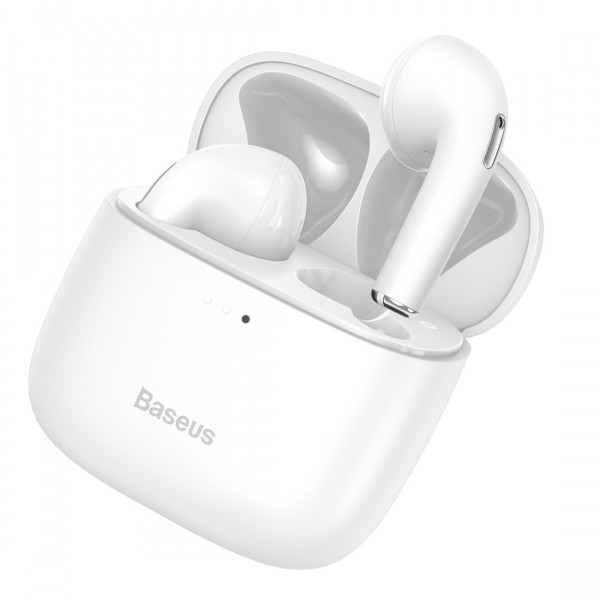 Бездротові навушники вкладищі Baseus Bowie E8 TWS з шумозаглушенням, захист від вологи IPX5 white