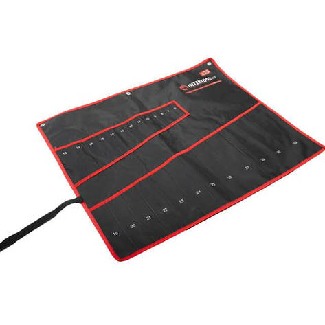 Чохол для гайкових (комбінованих) ключів 25 кишень INTERTOOL BX-9011, фото 2