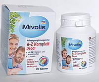 Мультивитамины для иммунитета от Aдо Z Миволис 100 табл Германия Mivolis