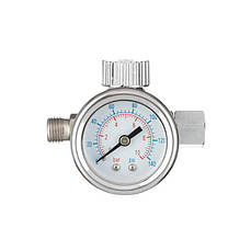 Регулятор тиску повітря для пістолетів фарбувальних, професійний 1/4" Intertool PT-1423