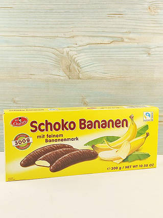 Цукерки бананові Sir Charles Schoko Bananen, 300 г (Австрія)