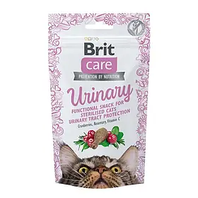 Ласощі для кішок Brit Care Crunchy Cracker Urinary 50 г — індичка, журавлина та розмарин