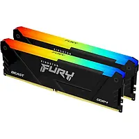 Оперативная память Kingston FURY 16GB (2x8GB) DDR4 3200 MHz Beast RGB (KF432C16BB2AK2/16)