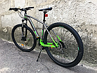 Велосипед гірський Crosser Quick 29" рама 19 дюйма (3*8) Altus+ Suntour+Logan Чорно-сірий, фото 4
