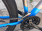 Велосипед гірський Crosser Quick 29" рама 19 дюйма (3*8) Altus+ Suntour+Logan Чорно-сірий, фото 10