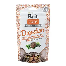 Ласощі для котів Brit Care Crunchy Cracker Digestion 50 г - тунець, фенхель і ламінарія