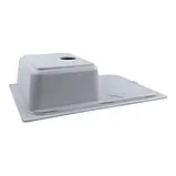 Кухонна мийка Platinum 7850 VERONA гранітна матова з кріпленням, 78x50 см, Топаз (000025160), фото 7