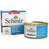 Schesir консервы для кошек, тунец с креветками