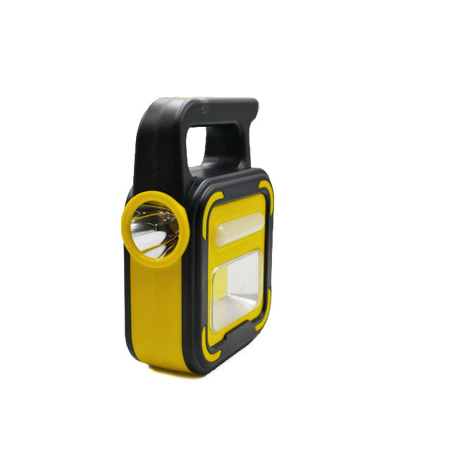 Аккумуляторный фонарь Torch Bailong BL-925 torch+solar с солнечной и USB зарядкой Yellow - фото 2 - id-p2106681071