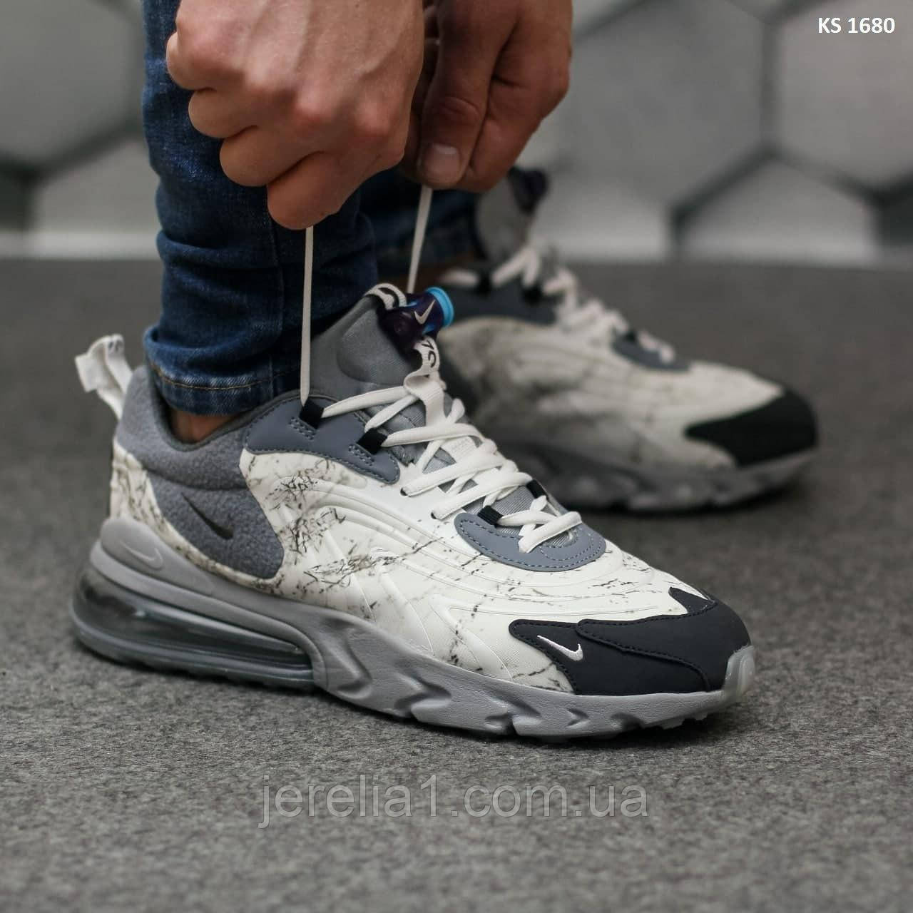Кросівки Travis Scott x Nike Air Max 270 React (cipi), фото 1