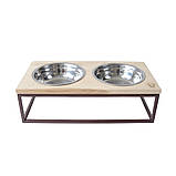 Годівниця від Джека модель №4 (M) коричнева, фото 2